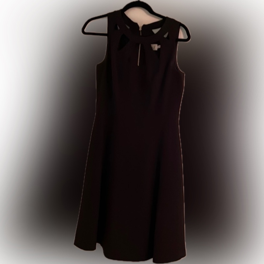 Eliza J- Black cut out dress- size 8